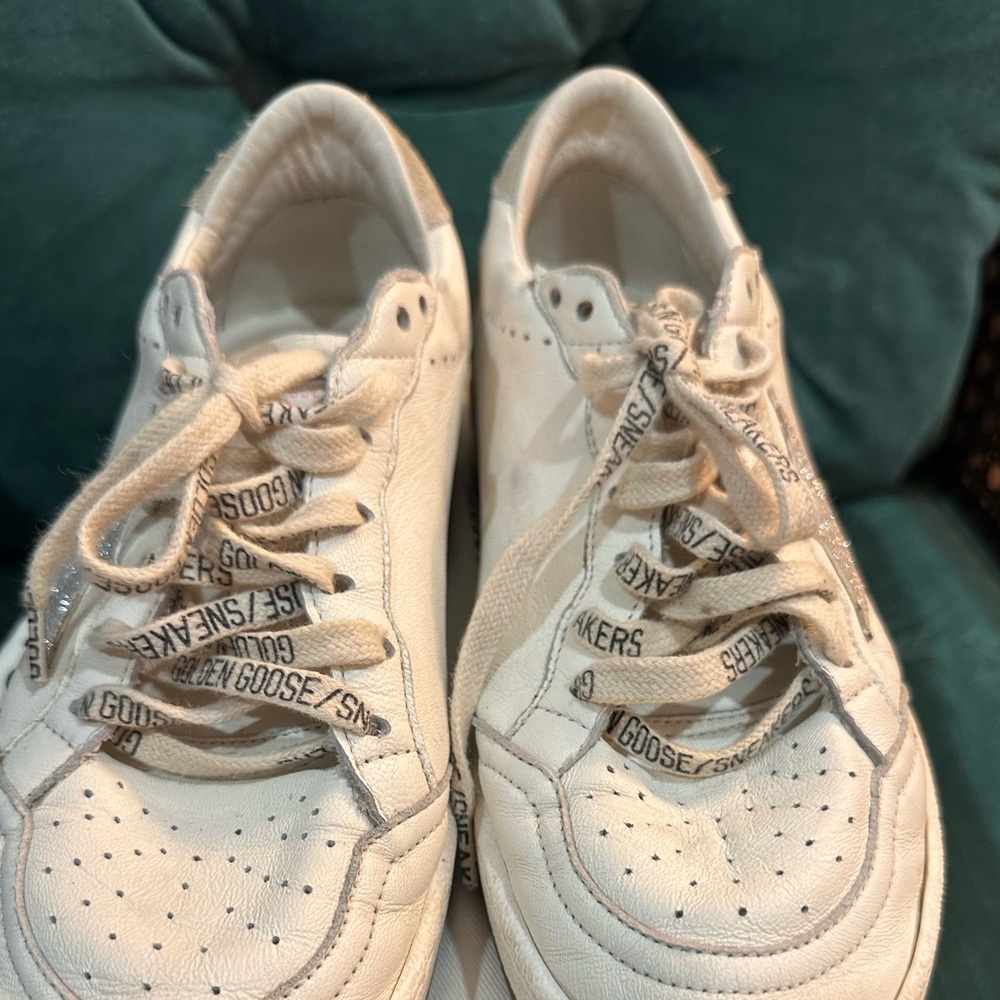 Golden Goose Ballstar metallic leather Women's Sneakers size 8 - Picture 5 of 7